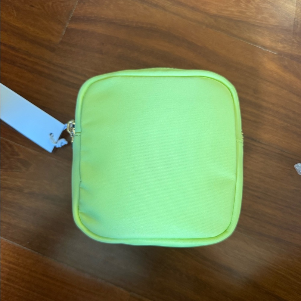 NWT stoney Clover Lane mini pouch lime with heart - Picture 2 of 3